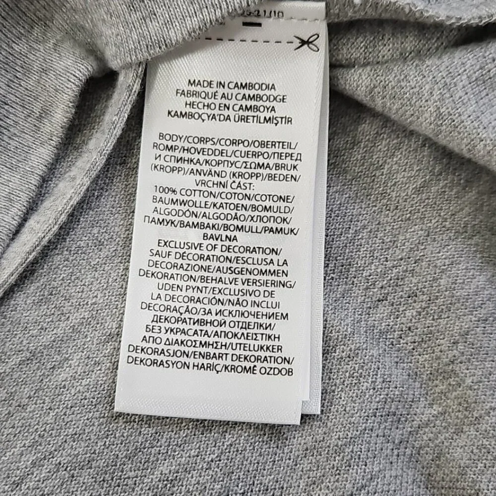 Polo Ralph Lauren‎ Men Big & Tall Pullover Grey XXL 1/4 Zip Double Knit Pony NWT
